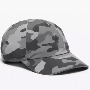 NWT Lululemon Fast Free Men’s Run Hat in Heritage 365 Camo Rhino Grey Multi OS